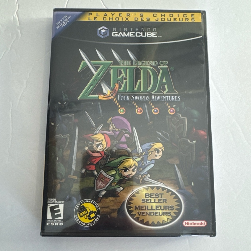 Zelda Four Swords Adventures Nintendo Gamecube‎ Game SEALED